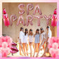 32 Pcs Spa Party Decorations Balloons Spa Theme Birthday Party Supplies Lipstick Cosmetics Balloons For Girls Spa Day Makeup Par