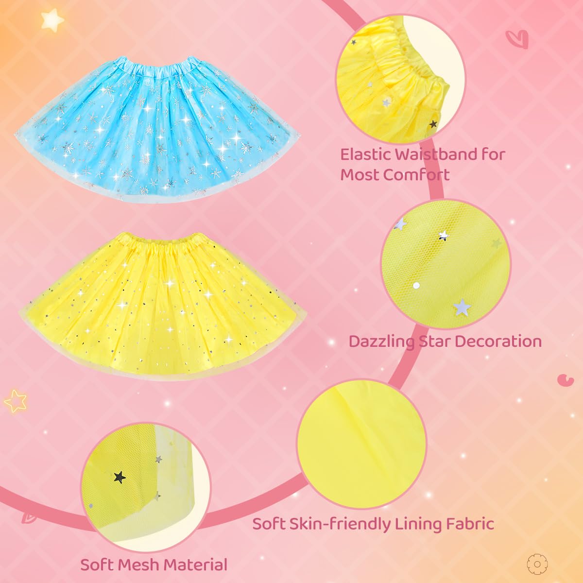 Meland Princess Dress Up For Girls 3-6 - Princess Toys For Girls Dress Up & Pretend Play, Girls Gift For Birthday Christmas