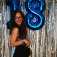 Navy Blue Giant Number 8 Balloon 40 Inch, 8Th Eight Blue Birthday Decorations, Men Women 8 18 28 38 80 88 Birthday Number Balloo