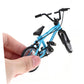 Totority Statue Alloy Tricycle Figurine Little rag Doll Model Bike Food Play Dollhouse Motorcycle Mini with Brake Decorations Doll House Miniature Artificial Bicycle Miniature