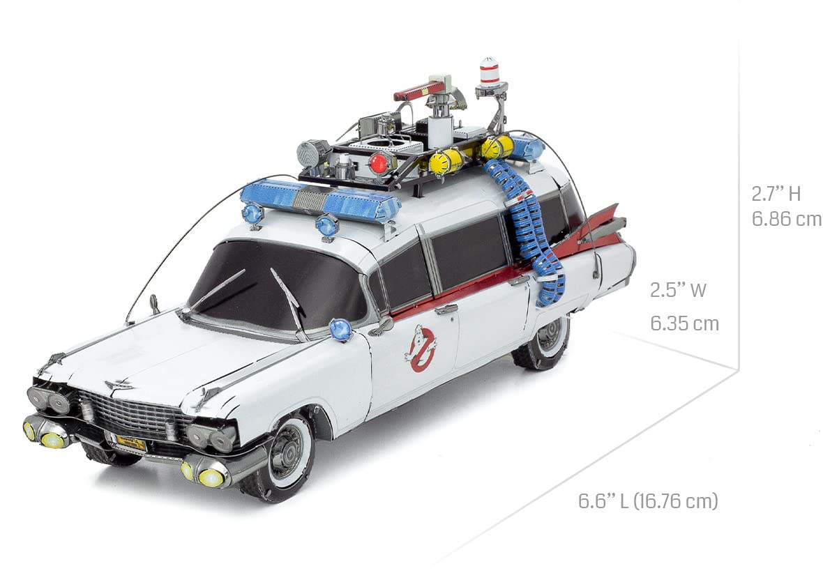 Metal Earth Fascinations Premium Series Ecto-1 Ghostbusters 3D Metal Model Kit