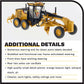 CAT Caterpillar 140M Motor Grader with Operator High Line Series 1/50 Diecast Model by Diecast Masters
