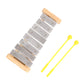 Ubervia 8 Note Xylophone, Educational Wood And Metal Xylophone For Kids, Interesting For 13 Year Old Kids To Travel To School