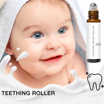 Latonyar Velaria Teething Roller 3 Pack - Natural Baby Teething Oil for Relief, Safe & Effective Solution