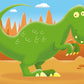 Ravensburger My First Puzzle Jolly Dinos - 2, 3, 4 & 5 Piece Jigsaw Puzzle for Kids, Unique Cardboard, Multi Color, Model 7289