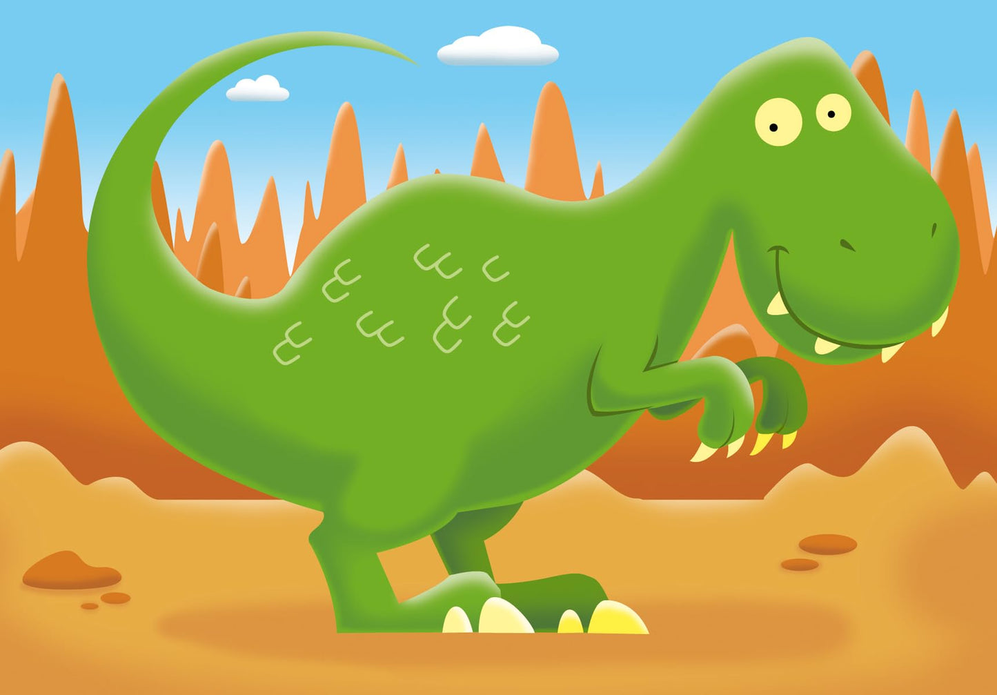 Ravensburger My First Puzzle Jolly Dinos - 2, 3, 4 & 5 Piece Jigsaw Puzzle for Kids, Unique Cardboard, Multi Color, Model 7289