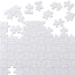 Christmas Blank Jigsaw Puzzle 70 Pieces 0.84 X 0.78 Inch White Blank Puzzle Rectangle Decorating Puzzle For Decorating Boys And Girls Art Activity, Wedding Birthday Party, 5.12 X 3.54 Inches