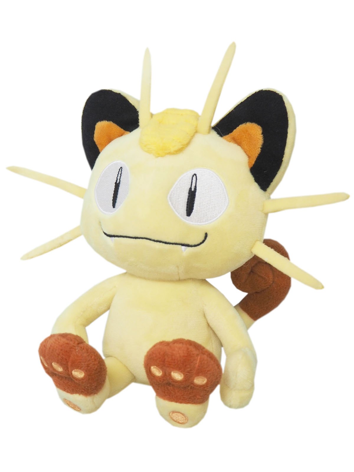 Sanei Pokemon All Star Collection Pp37 Meowth 8'' Stuffed Plush, Beige