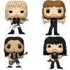 Funko Music POP! Metallica James Hetfield Lars Ulrich Kirk Hammett Robert Trujillo Collectible Set