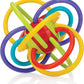 Mummy Please Teething Rattle Toy, BPA Free, Silicone Loops with Rattling Sound, Multicoloured (Loopi Toy 1 Pc)