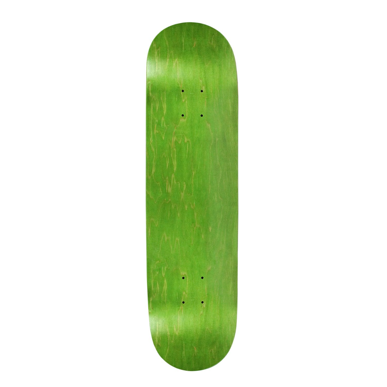 Blank Skateboard Deck  Stained Green  8.25