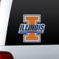 NCAA Illinois Large Window Film, One Size, Multicolor