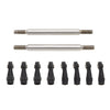 Meus Racing 1/10 Links Steel Chassis Links Kit For Traxxas Trx4 Axial Scx10 Tamiya Cco1 Redcat Gen8 1/10 Rc Crawler (60Mm)