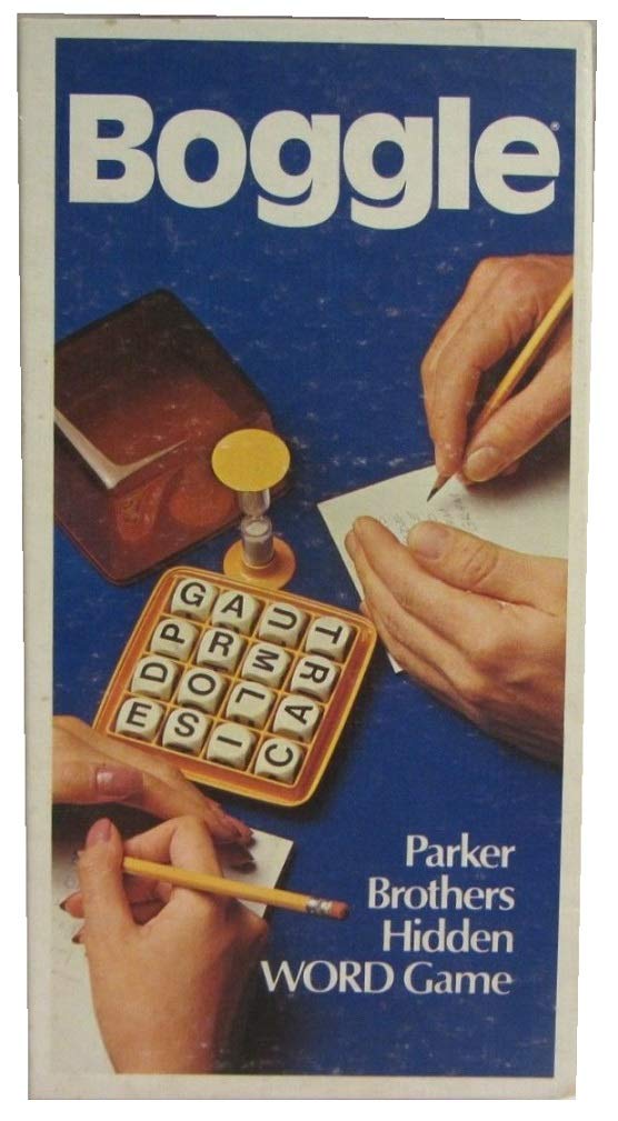 Boggle Hidden Word Game Vintage 1976
