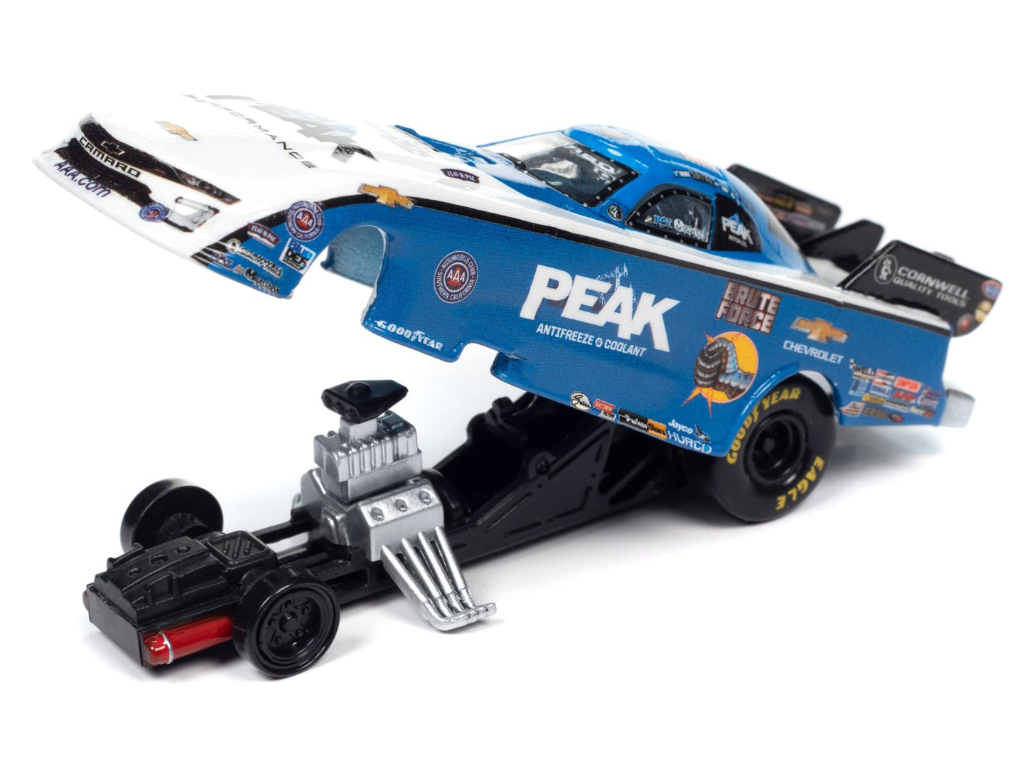 Chevy Camaro Ss Nhra Funny Car John Force Brute Force Peak 2021 Racing Racing Champions Mint 2023 Release 1 Limited Edition 2596