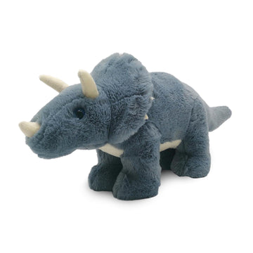 World'S Softest Plush Teal Triceratops, Lushee, Large, 16'' Stuffed Animal For Baby, Toddler, Kids, Adults - Triceratops Plush T