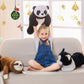Wepop 24in Big Cat Plush - 5lb Weighted Stuffed Animal, Soft Polyester Pillow for Adults, Boys, and Girls