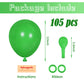 Voircoloria 105Pcs Green Balloons 12Inch Party Latex Balloons For Birthday Dinosaur Baby Shower St. Patrick'S Day Summer Jungle