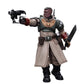 JOYTOY 1/18 Warhammer 40 000 Action Figure Astra Militarum Cadian Command Squad Commander with Power decorative replica blade Anime Collection Model Gift