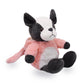 Yonlit Adorable Frenchie Stuffed Animal Dressed In A Pink Bunny Outfit, Super Cute And Soft Plush Bulldog Puppy Bunny For Easter