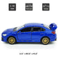 Impreza WRX STI Toy Car Racing Sports Diecast Model Car 1/36 Scale Metal Pull Back Vehicle, Doors Open, Zinc Alloy Casting, Boys