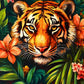 Tulip N Turtle King Diy Acrylic Paint By Number Kit For Adults Beginner Canvas Painting By Number Acrylic Painting. Wall Decorat