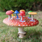 Accoutrements A Collection Of Set Of Eight Soft Vinyl Mini Magical Mushrooms