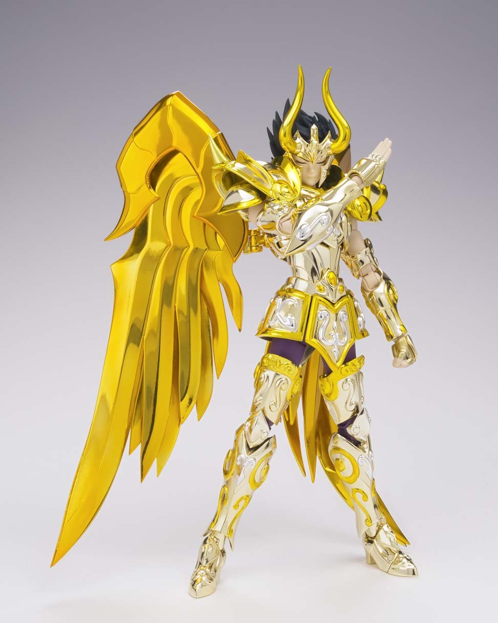 Tamashii Nations Saint Seiya Capricorn Shura God Cloth Saint Cloth Myth Action Figure, 8'