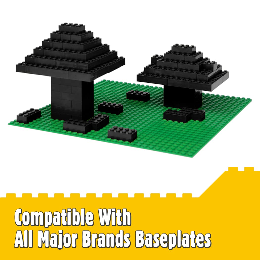 Unirolic Classic Building Bricks, 100 Piece 2X4 Building Blocks Stem Creative Building Toys Compatible With All Major Brands, Moc Building Bricks Diy Play Set For Kids(Black)