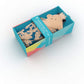Manhattan Toy Embroidered Plush Goat Baby Rattle + Soft Cotton Burp Cloth, 16 x 16 Inches