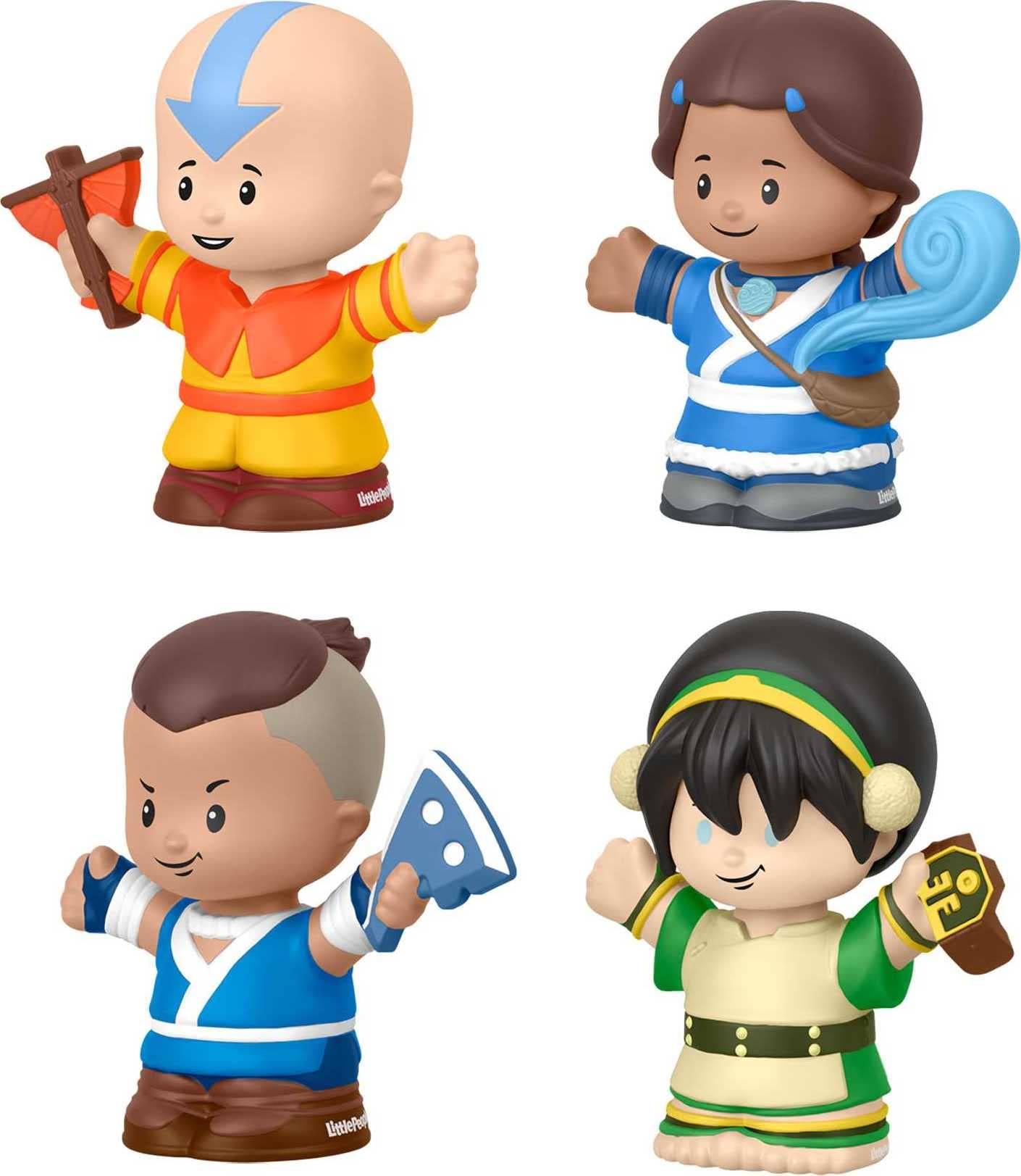 LITTLEPEOPLE COLLECTOR Avatar: The Last Airbender Special Edition Set, 4 Figures, Multicolor, Model HGJ87