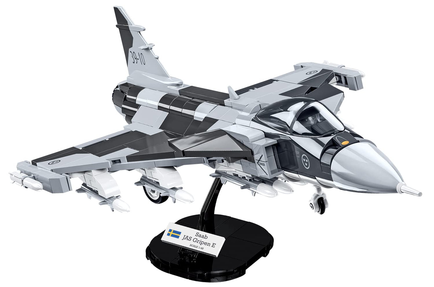 COBI Armed Forces SAAB JAS 39 Gripen E Plane Model 5820 - Large Plastic, Various Colors