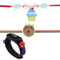 Brown Leaf Pack Of 3 Trending Kids Rakhi Bracelets Set With Cartoon Watch For Rakshabandhan Favor (Design 4)