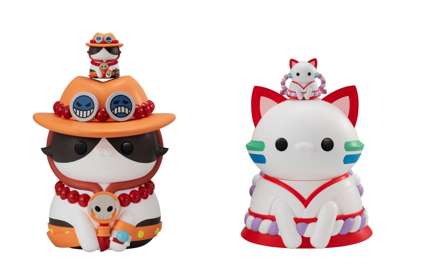 Megahouse - One Piece - Nyanto! The Big Nyan Piece Series - Portgas D. Ace, Mega Cat Project Collectible Figure