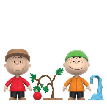 Super7 Peanuts Charlie Brown Holiday Box Set - (2-Pack) 3.75' Peanuts Action Figures With Accessories Classic Tv Show Collectibles And Retro Toys