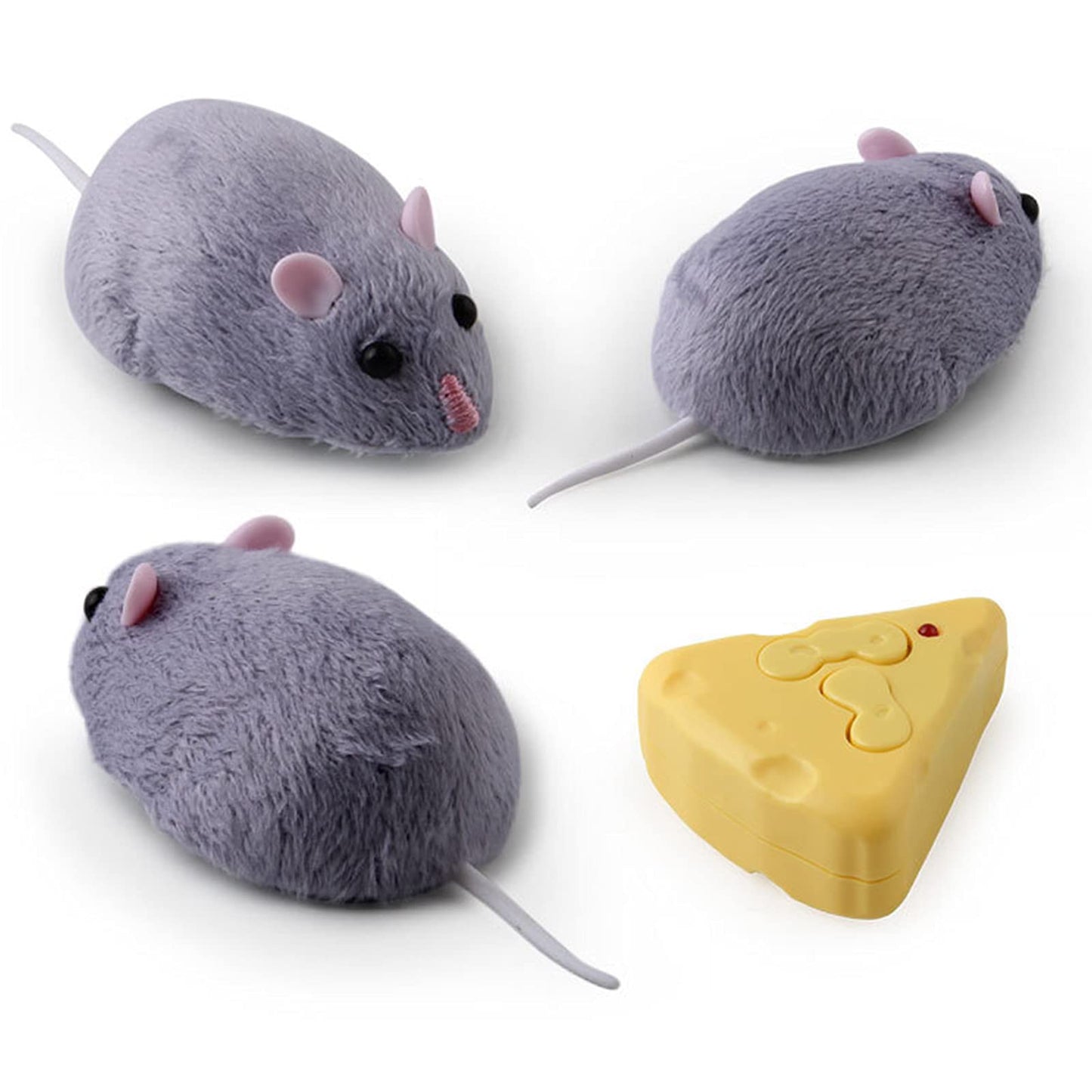 Tipmant Mini Sized Rc Mice Ir Remote Control Rat Mouse Animal Prank Joke Scary Trick Toys For Cat Dog Kids Christmas Birthday Gi