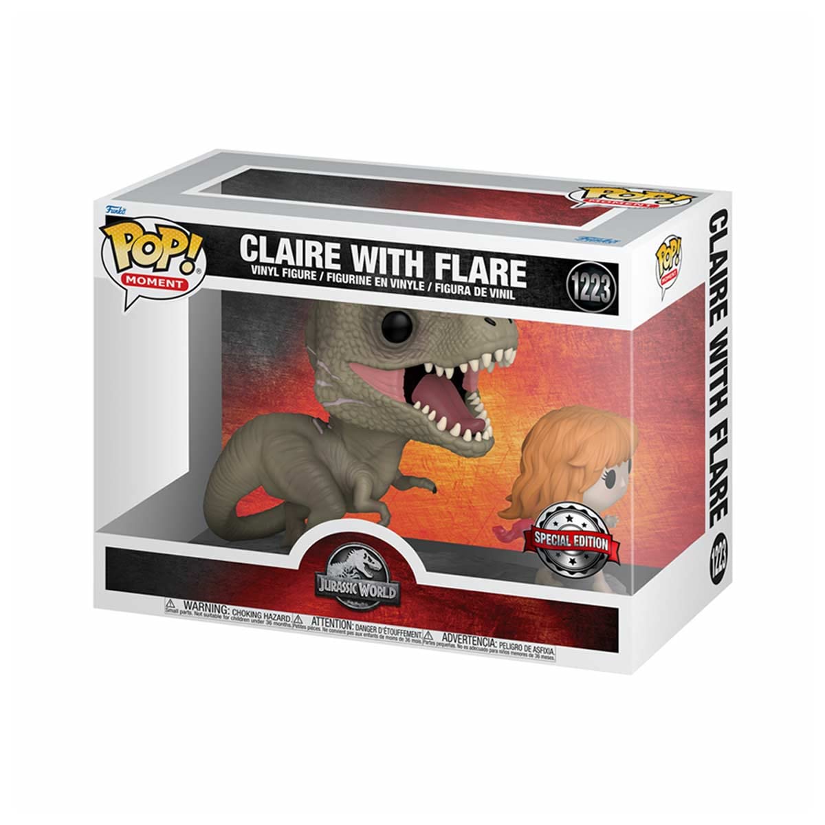 Funko Pop! Movie Moment: Jurassic World - Claire With Flare #1223 - Vinyl Figure