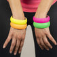 Neon Nation 4 Pack 1980S Style Costume Bracelets 1'' Soft Bangles