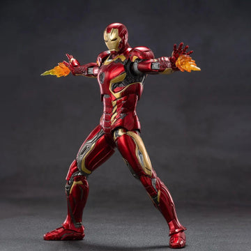 Hiplay Zd Toys Collectible Figure Full Set: Anniversary Series Non-Luminous Version: Iron Man Mk45 (1906-45), 1:10 Scale Miniatu