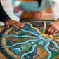 1000 Pieces Zodiac Jigsaw Puzzles For Adults Kids Teen Round Puzzle Game Toys Gift Zodiac Horoscope 26.7' X 26.7'