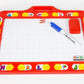 Avis Educational Hide & Seek Slate Writing Board 2 in 1 to Write and Learn Their Preschool Lessons for Kids (Red Colour)