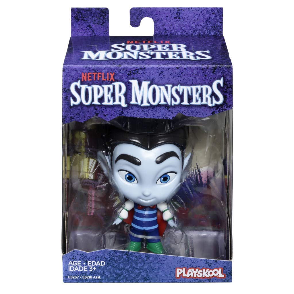 Playskool Netflix Super Monsters Drac Shadows Collectible 4' Figure Ages 3 & Up