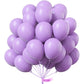 Partywoo Pastel Purple Balloons, 50 Pcs 12 Inch Pale Lavender Balloons, Lilac Balloons For Balloon Garland Balloon Arch As Party Decorations, Wedding Decorations, Baby Shower Decorations, Purple-Q10