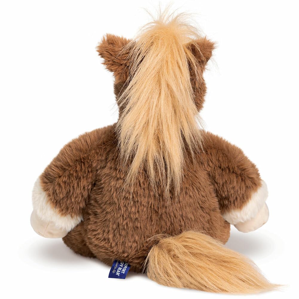 Vermont Teddy Bear Horse Stuffed Animals - Horse Plush, Brown, 18' Stuffed Pony Animal