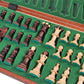 Beautiful Handcrafted Wooden Chess Set With Wooden Board And Handcrafted Chess Pieces - Gift Idea Products (16' (40 Cm) Brown)