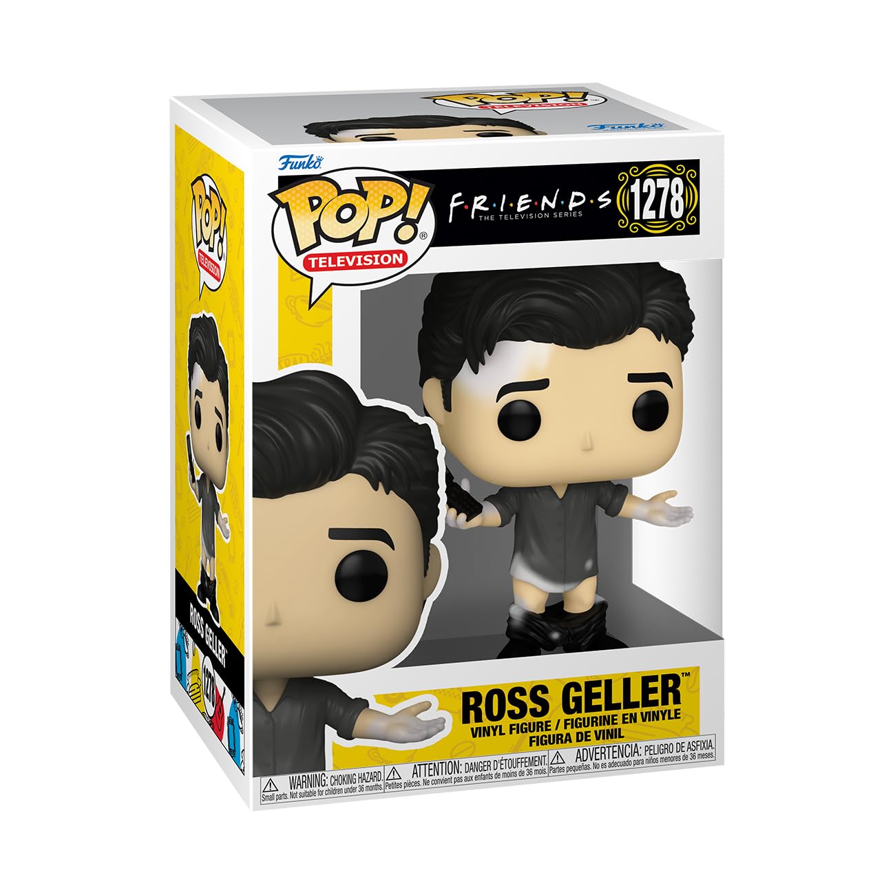 Funko Pop! Tv: Friends - Ross Geller With Leather Pants - Collectable Vinyl Figure - Gift Idea - Official Merchandise - For Kids & Adults - Tv Fans - Model Figure For Collectors And Display