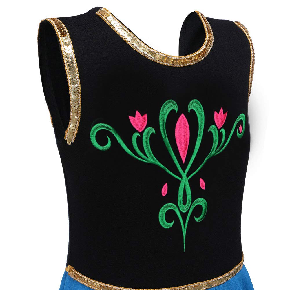 Baohulu Toddlers Dancing Cosplay Tutu Ballet Leotard For Girls 3-12 Years Black