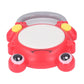 Excluzo Baby Light Up Drum, Electronic Cartoon Baby Light Drum Toy 2 Modes Grip Training Educational Glossy Edges For Infants Fo
