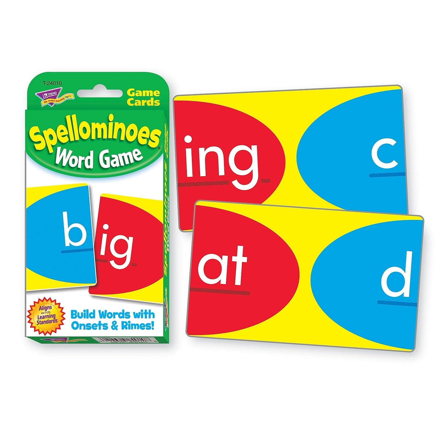 Trend Enterprises T-24010-6 Challenge Cards Spellominoes - 6 Each