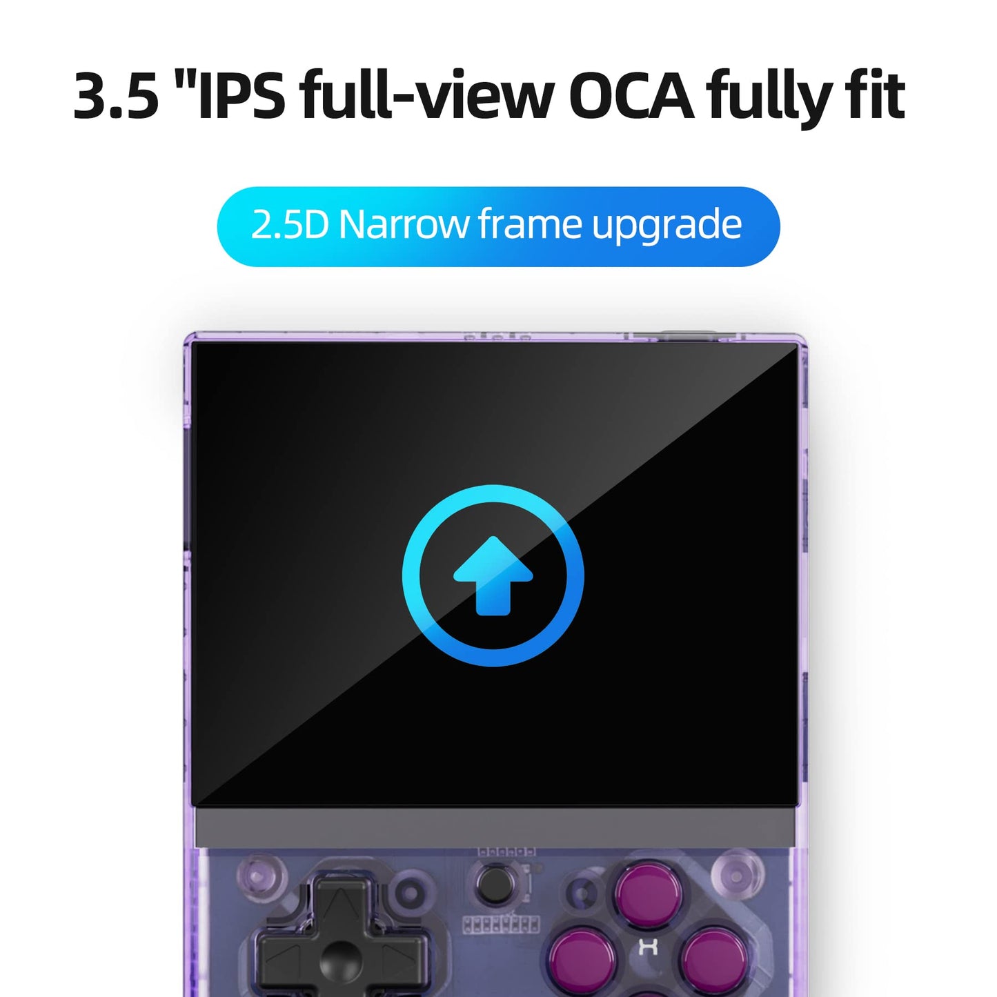 Miyoo Mini Plus Retro Game Console,3.5 Inch Ips Classic System Retro Video Games Consoles,With 64G Tf Card,Supports 12000+ Class